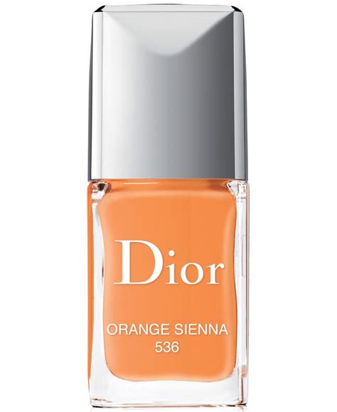 dior orange nail polish